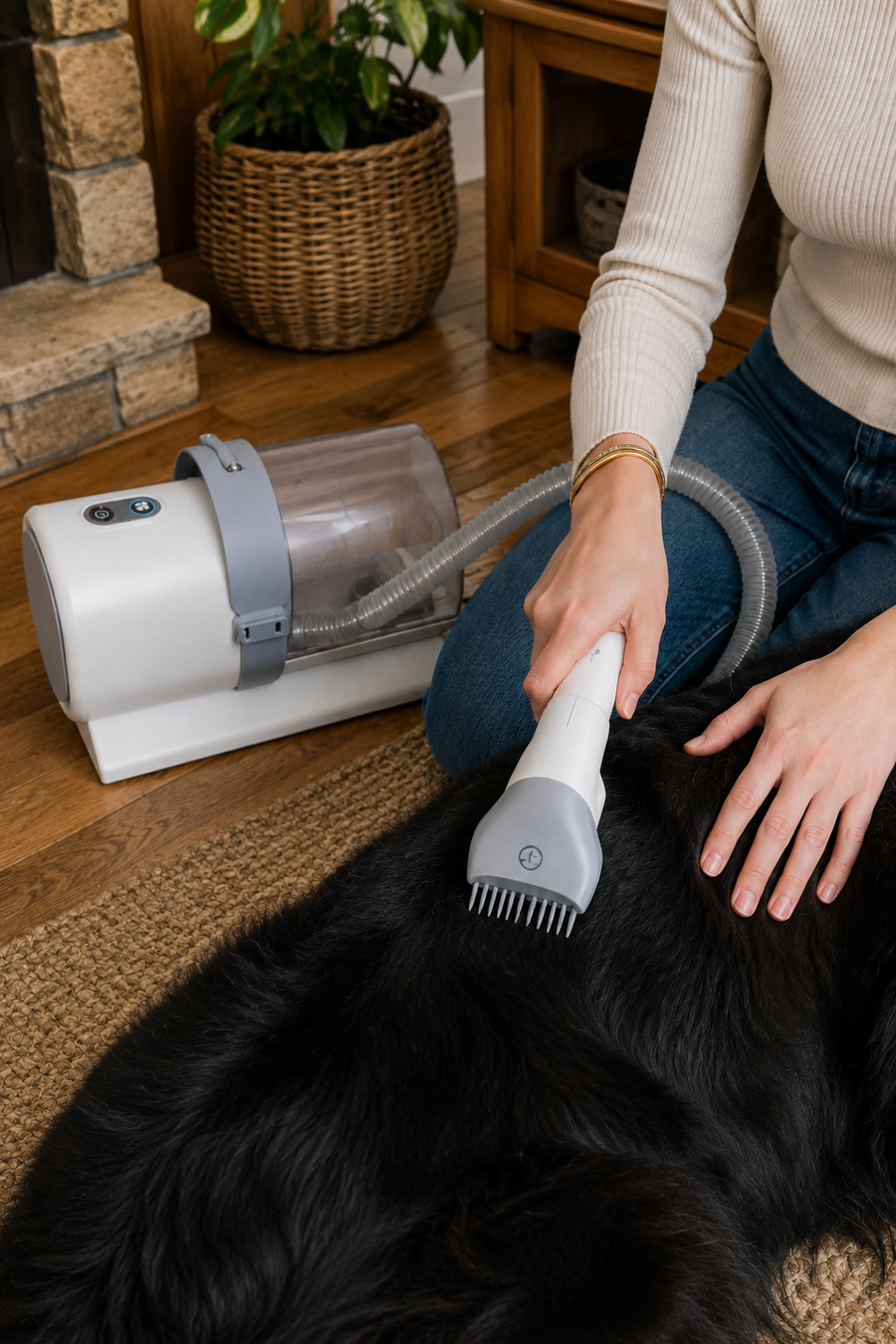 Pet grooming at home