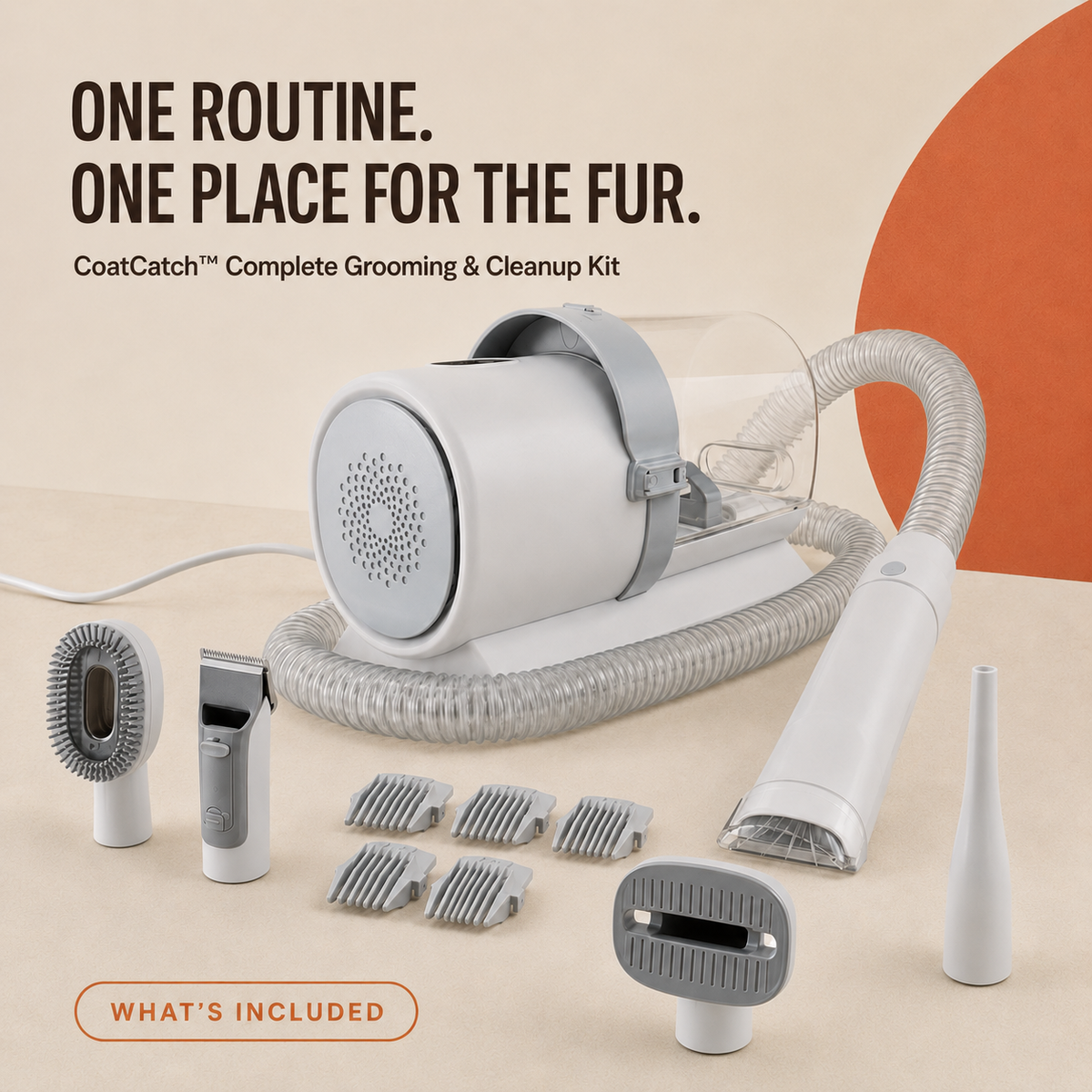 PUMIII CoatCatch™ Grooming Vacuum System