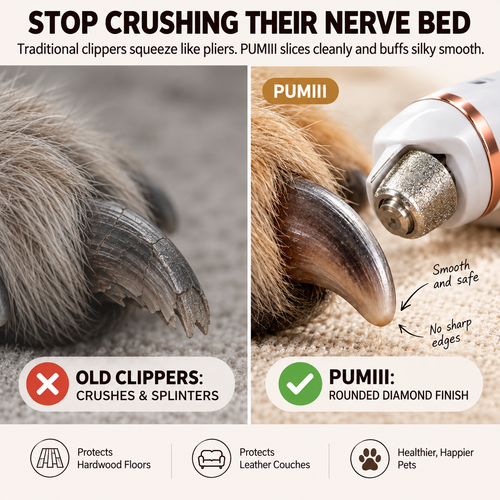QuickShield™ Pro | 2-in-1 Dual-LED Pet Nail Clipper & Grinder