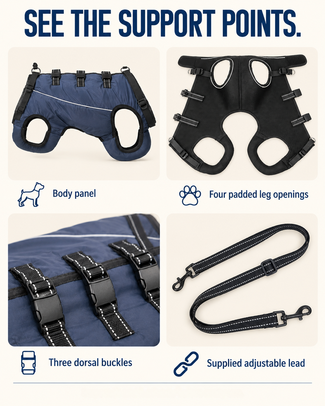 PUMIII AssistLift™ Dog Support Harness