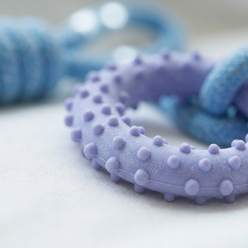 PUMIII LoopJoy Dual-Texture Dog Tug Toy