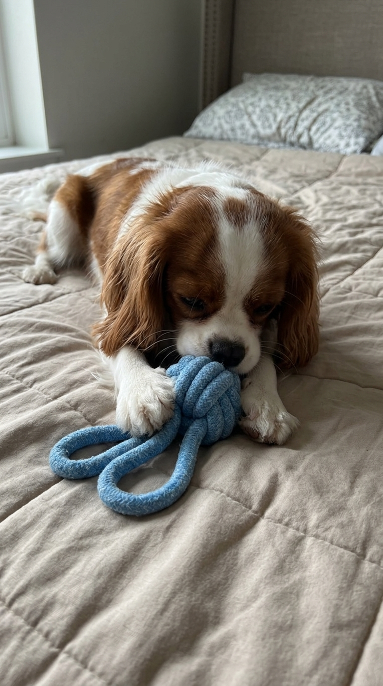 PUMIII LoopJoy Dual-Texture Dog Tug Toy