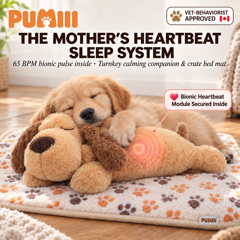 PUMIII HeartCalm sleep companion with comfort bed mat